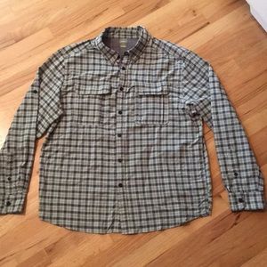 American Rag Men’s Mint Green Plaid Shirt